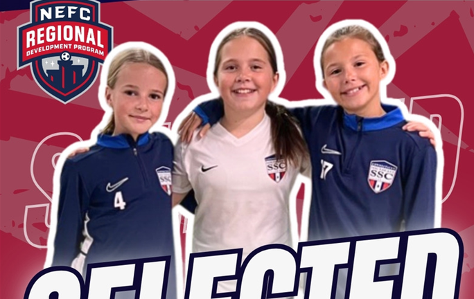 Three SSC Players Selected to NEFC Regional Development Program